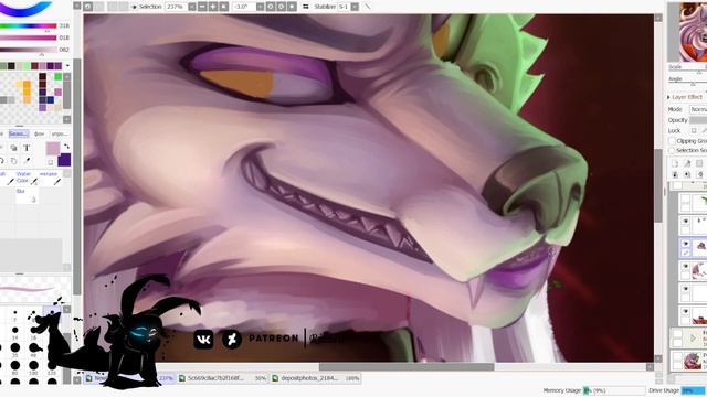 ❥Speedpaint | FnaF Security Breach - Roxanne Wolf - смотреть онлайн