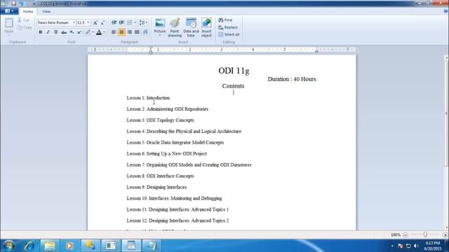ODI Online Training | Oracle Data Integrator | ODI training DEMO смотреть онлайн