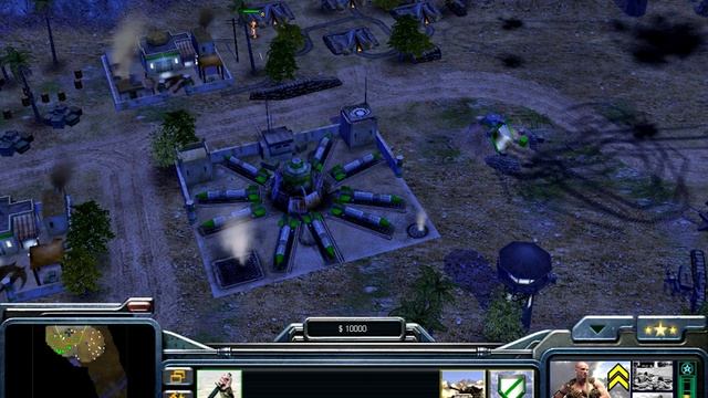 Generals: Zero Hour - прохождение одним полковником Бартоном Hard/США/4миссия смотреть онлайн