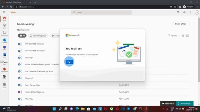 Como instalar Office Microsoft 365 смотреть онлайн