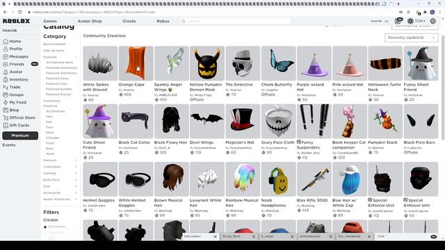 Roblox Halloween Items (a lot again OvO)... смотреть онлайн