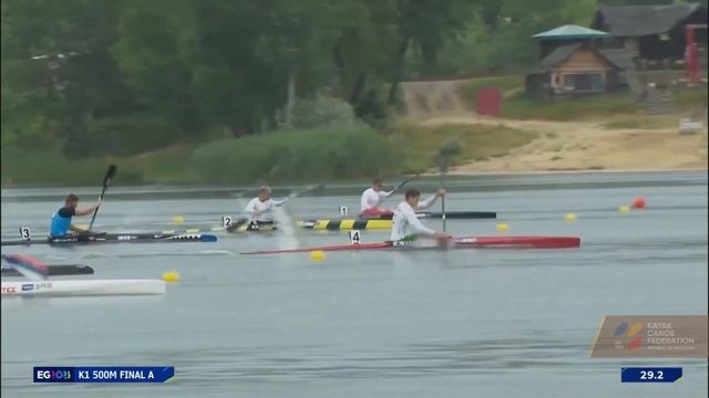 K1 Men 500m Final A | 2023 European Games - Canoe Sprint Krakow, POL смотреть онлайн