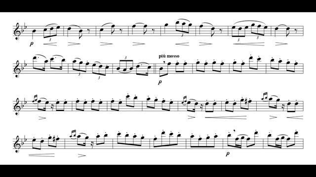 Estudios Mignonnes for flute Op. 131 - G. Gariboldi (9. Andantino mosso) смотреть онлайн