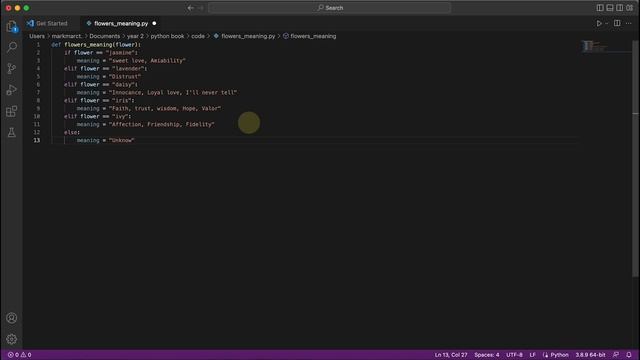 Python: Conditional Statement (if else elif) flowers meaning смотреть онлайн