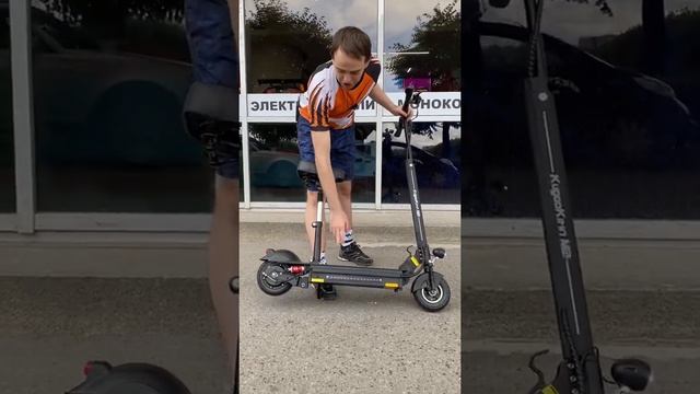 Электросамокат с сиденьем! Kugoo Kirin M2 #электросамокат #kugoo #электросамокаты #самокат смотреть онлайн