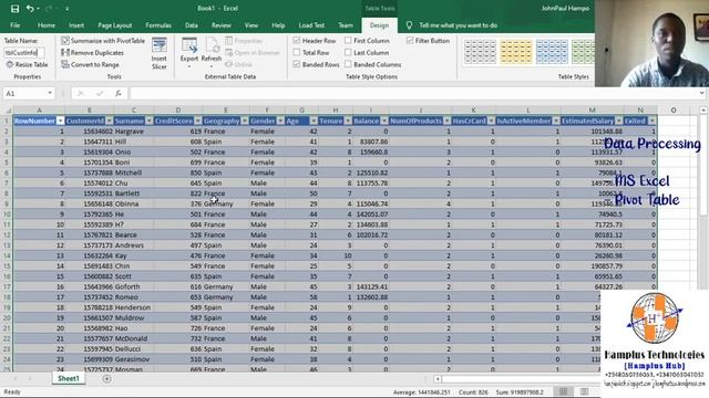 Data Processing - Pivot Table on MS Excel смотреть онлайн