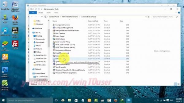 Windows 10 : How to Start or Stop Workstation Service