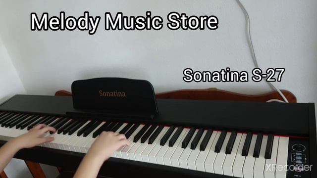 88 Keys Portable Digital Piano Hammer Action Weighted Keys 3 Pedals Multifunction Sonatina S-27 смотреть онлайн