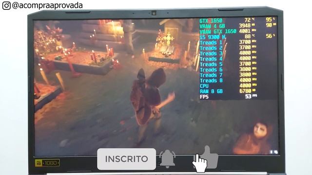 Nitro 5 i5 GTX 1650 - Teste de FPS em Jogos Com Tudo no Ultra P.3 смотреть онлайн