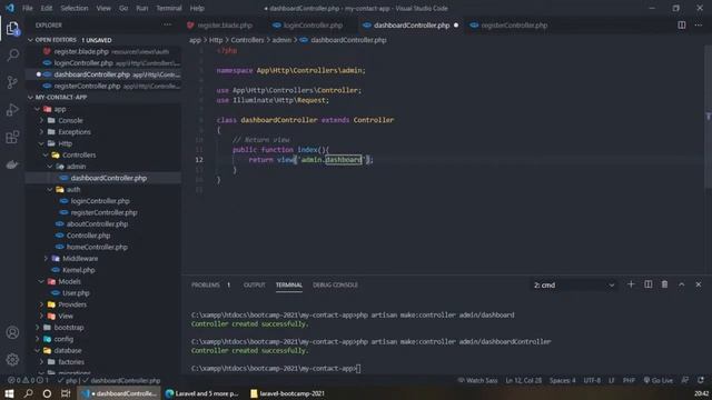 Laravel Fullstack Web Development Bootcamp 2021 - Day 3 - Revotic Engineering Live Stream смотреть онлайн
