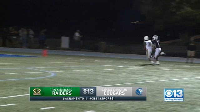 Friday Night Football: Capital Christian Cougars beat Rio Americano Raiders 56-8 смотреть онлайн