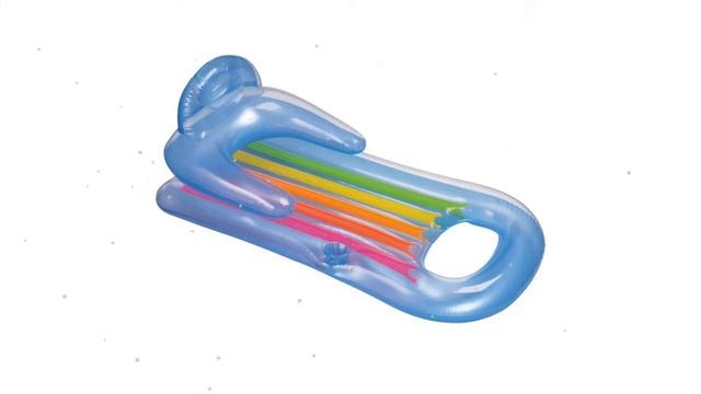 Надувной матрас-кресло для плавания с окном 160х85см, от 14 лет (Intex) обзор 58802 смотреть онлайн