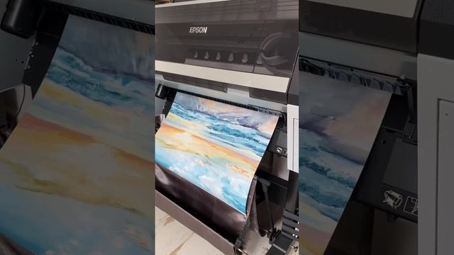 Acrylic painted beach turned canvas print #acrylicpainting #artprints смотреть онлайн