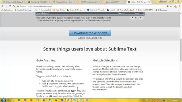 Instalar Sublime Text Y Xampp Para PHP"Entorno de Trabajo" смотреть онлайн
