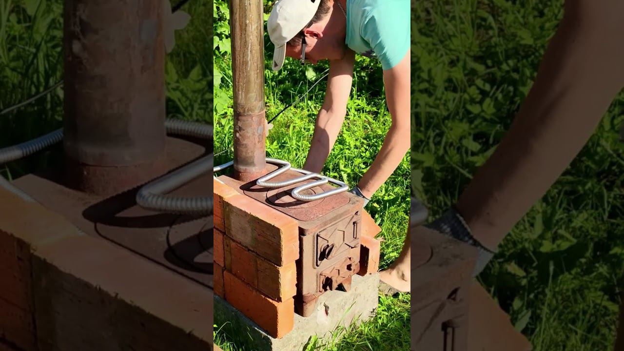 Подогрев бассейна на даче своими руками из печки смотреть онлайн