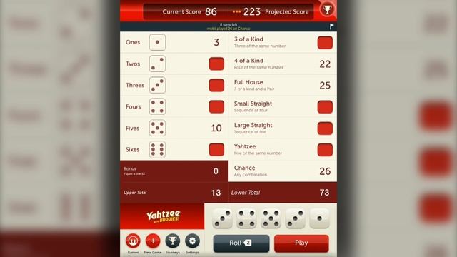 Yahtzee With Buddies - Gameplay HD смотреть онлайн