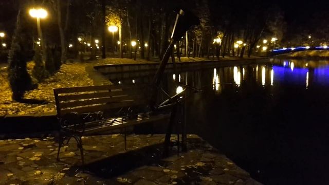 Ночной Смоленск парк Лопатинский сад смотреть онлайн