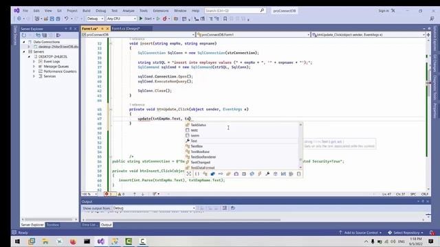 Connect to SQL Database using C# (Insert + Update + Delete + Search)CRUD смотреть онлайн
