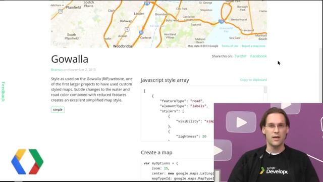 Google Maps API: Snazzy Maps смотреть онлайн