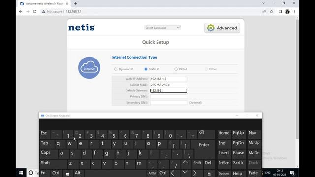 How To Configure Netis Router Configuration For Static IP I Static IP Netis Router смотреть онлайн