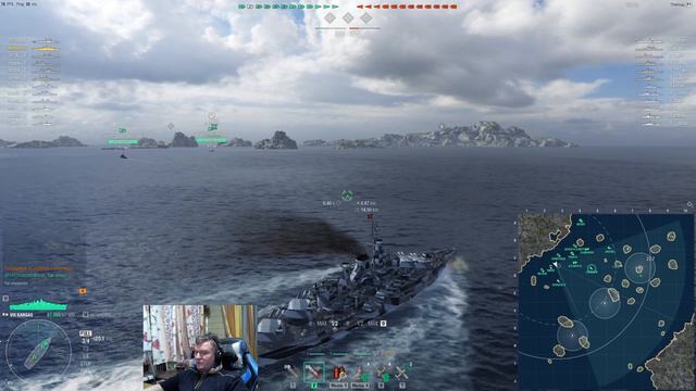 Обзор линкора KANSAS. Имба пятилетки!