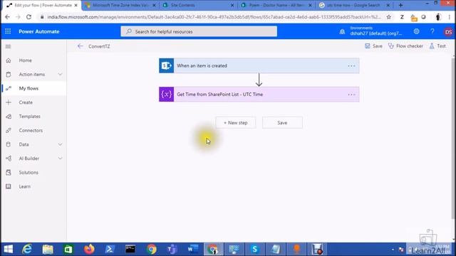 Convert Date Time from One Time Zone to Another in Power Automate or MS Flow | Advanced Expression смотреть онлайн