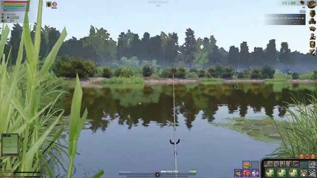 Уклейка, карпы и... карты. Карасиный пруд. # 112. Прохождение Atom Fishing II смотреть онлайн