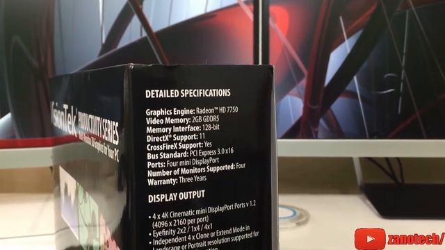 4 MONITORS USING VISIONTEK ATI RADEON HD 7750 REVIEW/GAMING DEMO. смотреть онлайн
