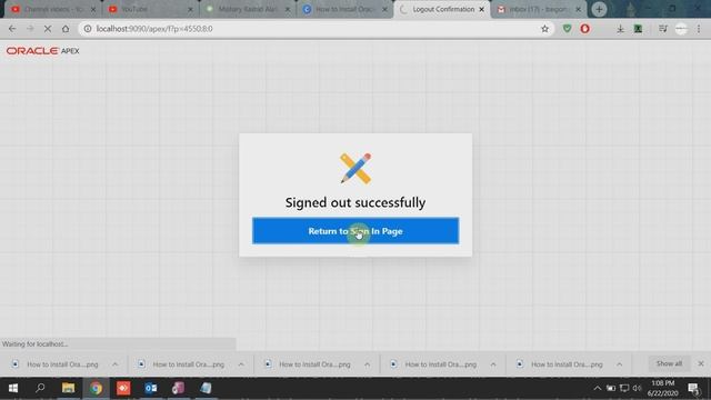 Email through Oracle Apex 19.2 4K смотреть онлайн