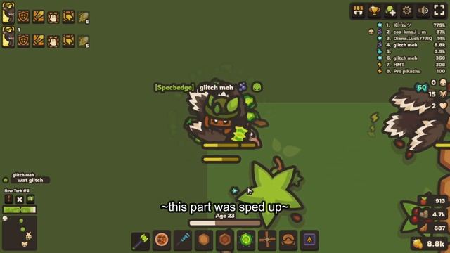 Taming.io - the spike stack glitch смотреть онлайн