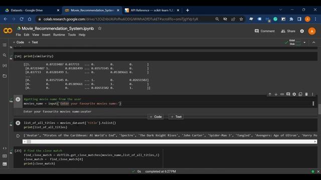 Movie Recommendation System #code #datascience #dataanalytics #learning смотреть онлайн