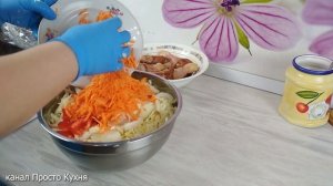 Капуста тушеная с курицей в духовке | Просто Кухня - Выпуск 43