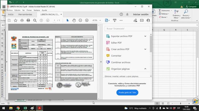 GENERADOR DE LIBRETAS PARA EL NIVEL INICIAL 100% OPERATIVO смотреть онлайн