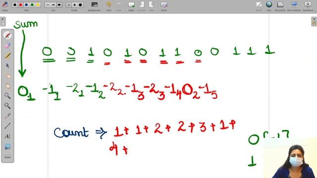 Count Of Subarrays With Equal Number Of Zeroes And Ones | HashMap & Heap | English | Java | Video_3 смотреть онлайн