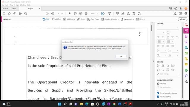 Restrict pdf editing | Adobe acrobat pro dc: For advocate/lawyer | legal technology| productivity смотреть онлайн