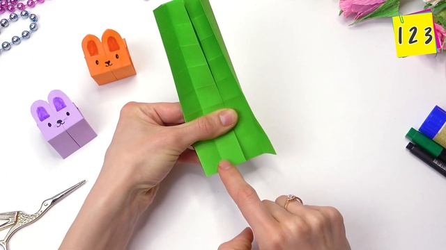 Jumping paper RABBIT | Easter Craft Ideas смотреть онлайн