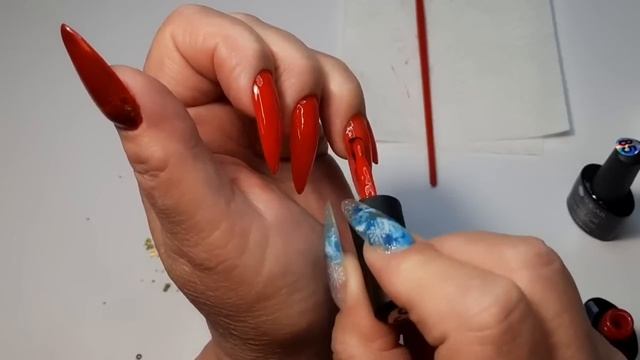 *471*Быстренько нарастила на В.Ф.Вау дизайн 2023-Женщине Вамп!/ top forms.Extension.Red nails 2023 смотреть онлайн