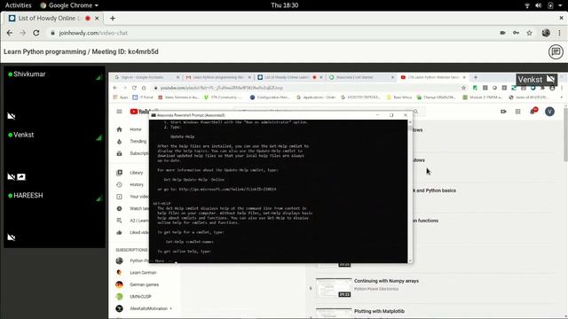 Session 9: Online Python session смотреть онлайн