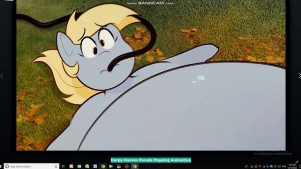 Derpy Hooves Parade Popping Animation (Ridiculous Cake)