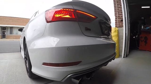 Audi S3 AWE track edition with non-res downpipe смотреть онлайн