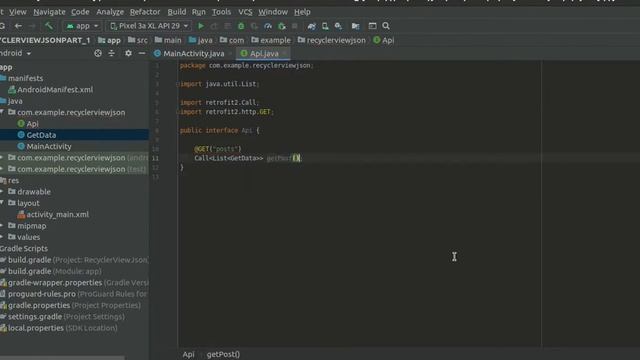 MENAMPILKAN DATA DARI JSON KE APLIKASI ANDROID MENGGUNAKAN RETROFIT 2 смотреть онлайн