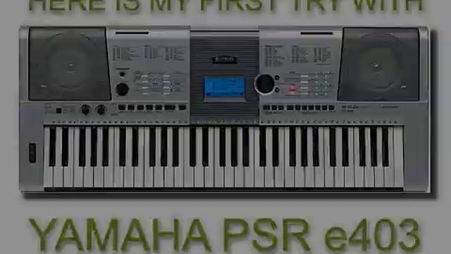 YAMAHA PSR e403 - TEST смотреть онлайн