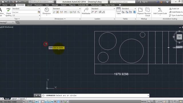 Dimensions - AutoCAD Tutorial смотреть онлайн
