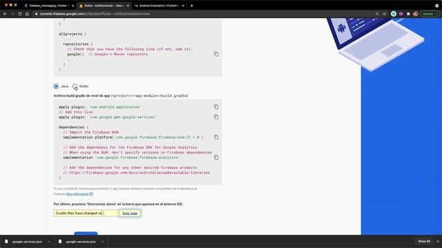 4- Android: Configuraciones de Firebase смотреть онлайн