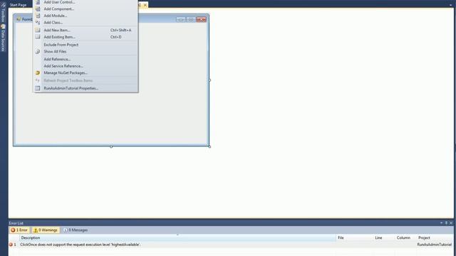How to run your application as Administrator in Vb.net (Visual Basic 2008/2010) смотреть онлайн