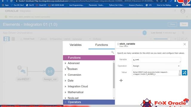 15. Data Stitch in Oracle Integration -How to create global variable in oic | Global Variable in oi смотреть онлайн
