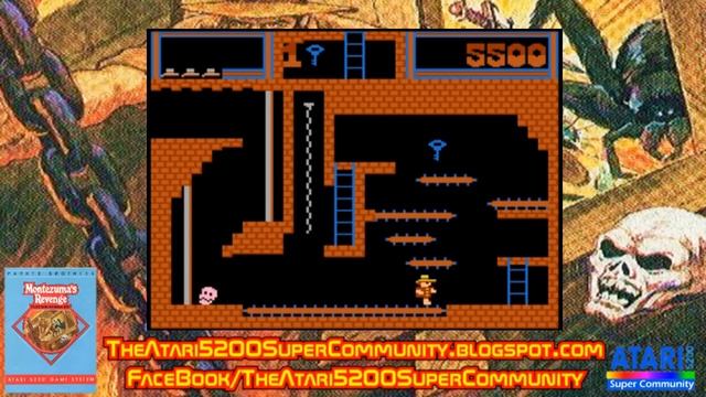 Atari 5200 Montezuma's Revenge Gameplay