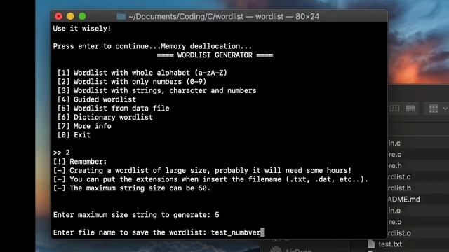 Wordlist Generator - Make customised wordlists смотреть онлайн