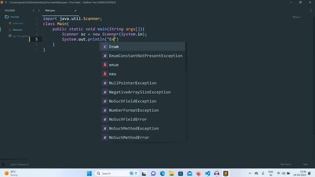 Addition of Two Numbers by User Input || Java program смотреть онлайн