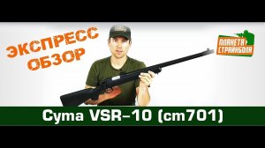 Обзор винтовки Cyma VSR-10, спринг (cm701)